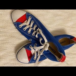 Red and Blue Converse